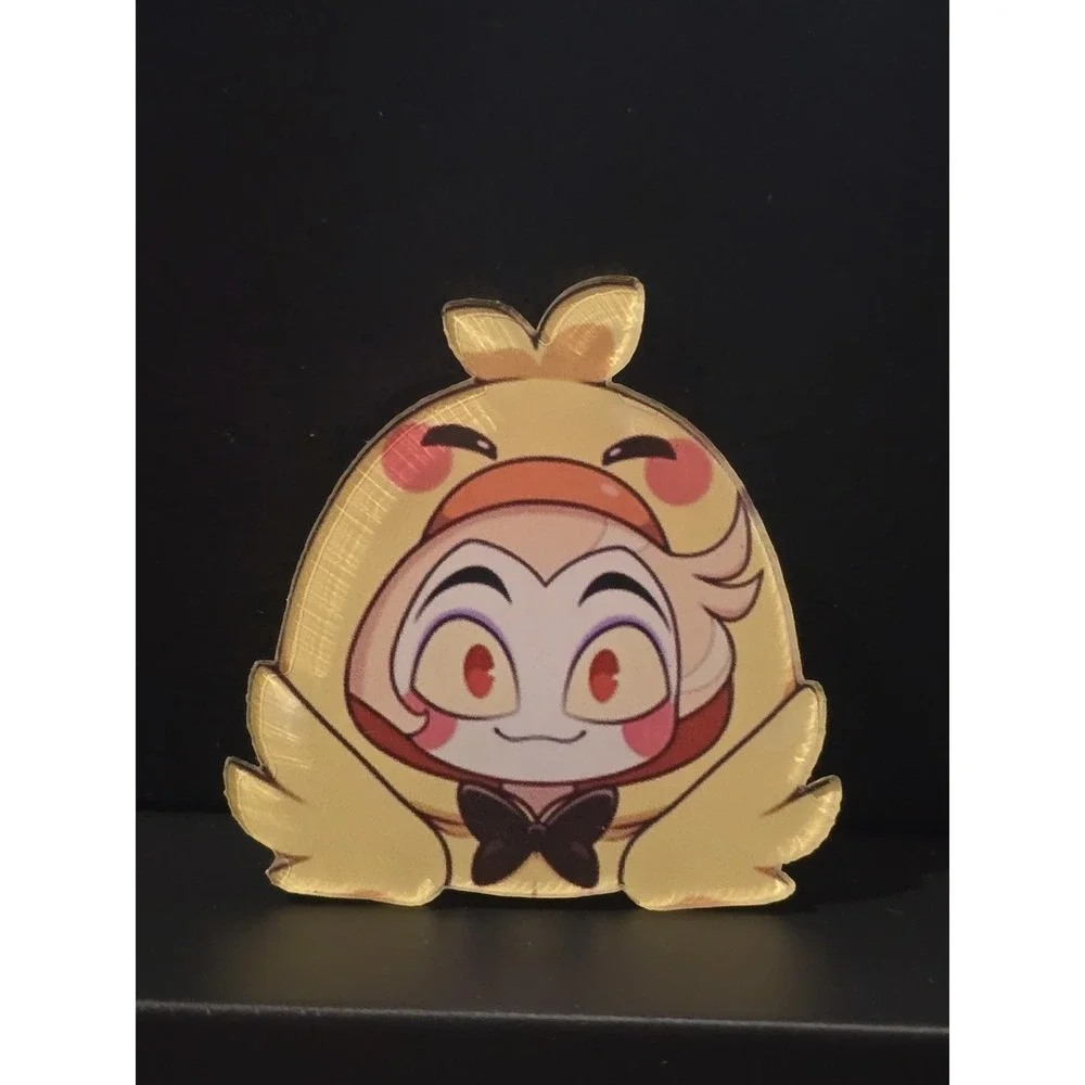 Hazbin Hotel Lucifer Phone Support Stand Phone Pop Holder Adhesive Grip